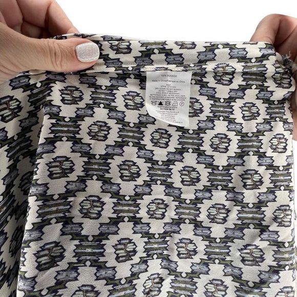 Tory Burch Womens Silk Ballet Crystals Abstract Shift Dress Multi-Color Medium - Picture 10 of 14